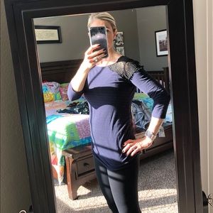 Motherhood Maternity cotton/spandex blend shirt.